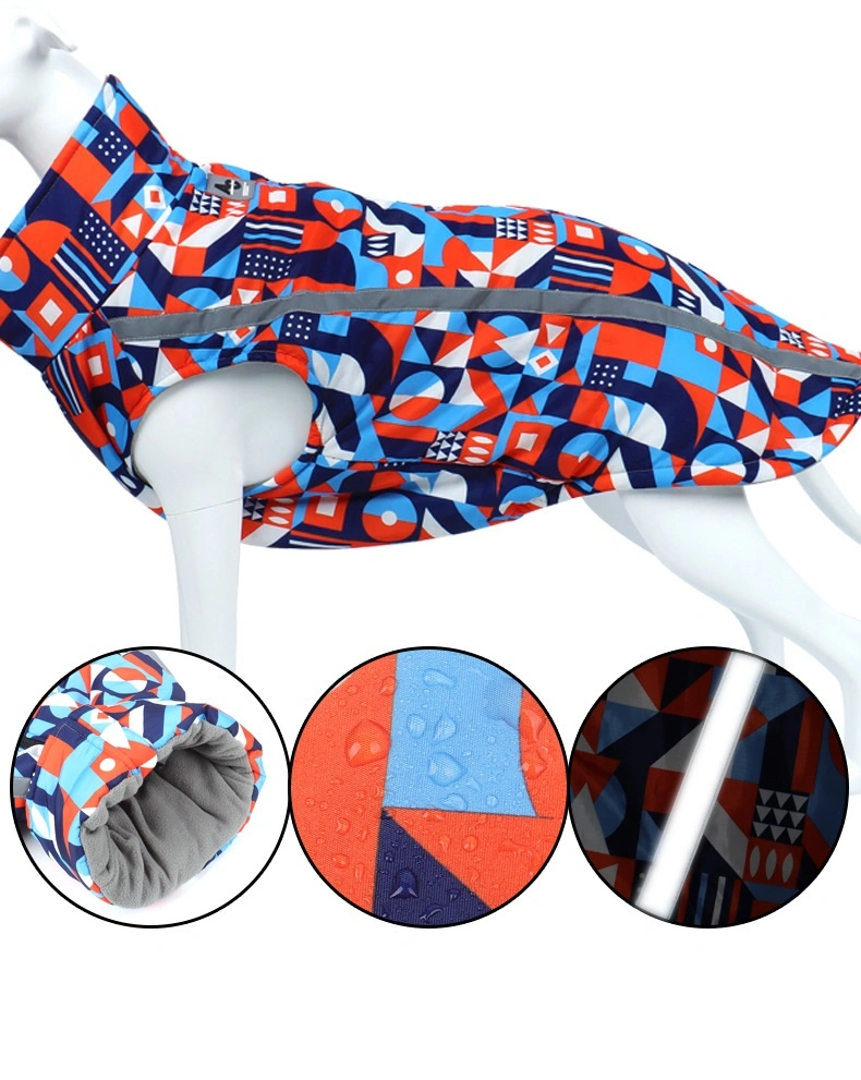 waterproof Warm Dog Products Reflective Jacket Winter Pet Accessories Clothing