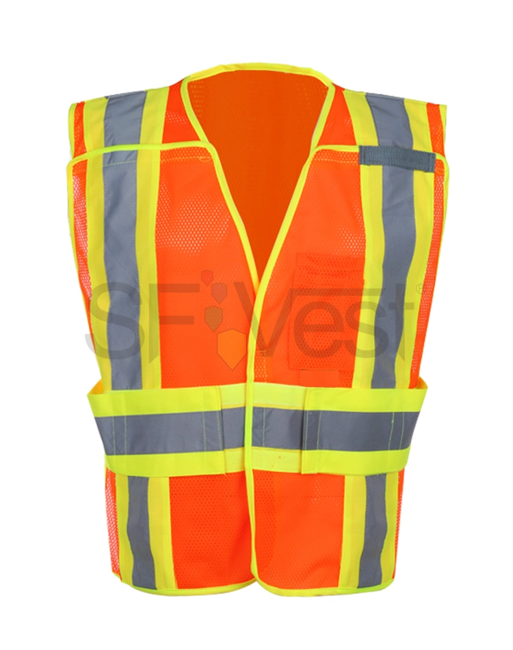 Safety Vest High Visibility Work Wear Reflective Clothing Road Warning